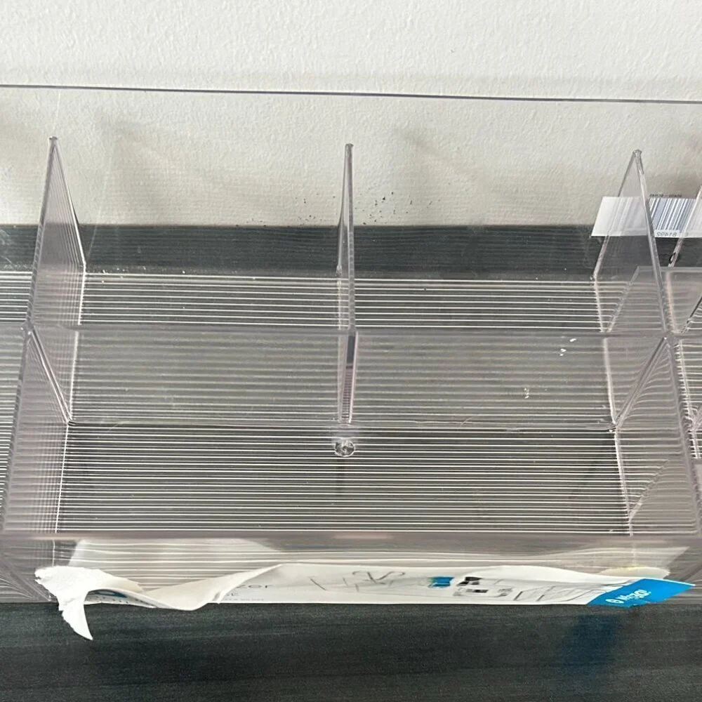 iDesign Vanity Organizer Clear NWT